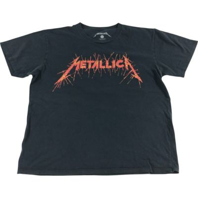 古着 Metallica メタリカ バンドTシャツ バンT メンズL相当