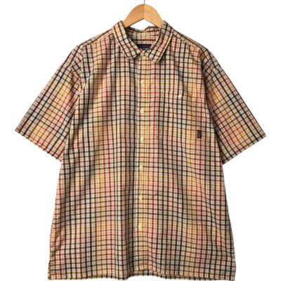 【人気投票 1~37位】ハイブランド人気ランキング！ パタゴニア 古着 Patagonia ポリコットンシャツ 半袖 チェック柄 半袖シャツ