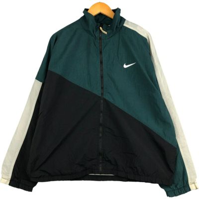 古着 90年代 ナイキ NIKE バックロゴ ナイロンジャケット メンズL相当