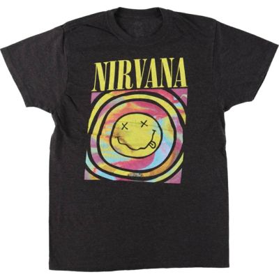古着 NIRVANA ニルヴァーナ バンドTシャツ バンT メンズL相当