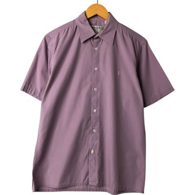 古着 イヴサンローラン Yves Saint Laurent 半袖 コットンシャツ ボックスシャツ メンズM相当 /eaa547859 【中古】 【250509】 【NL2503】