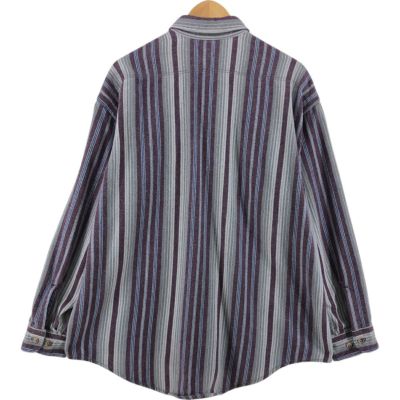 古着 90～00年代 セントジョンズベイ ST.JOHNS BAY ストライプ柄 長袖