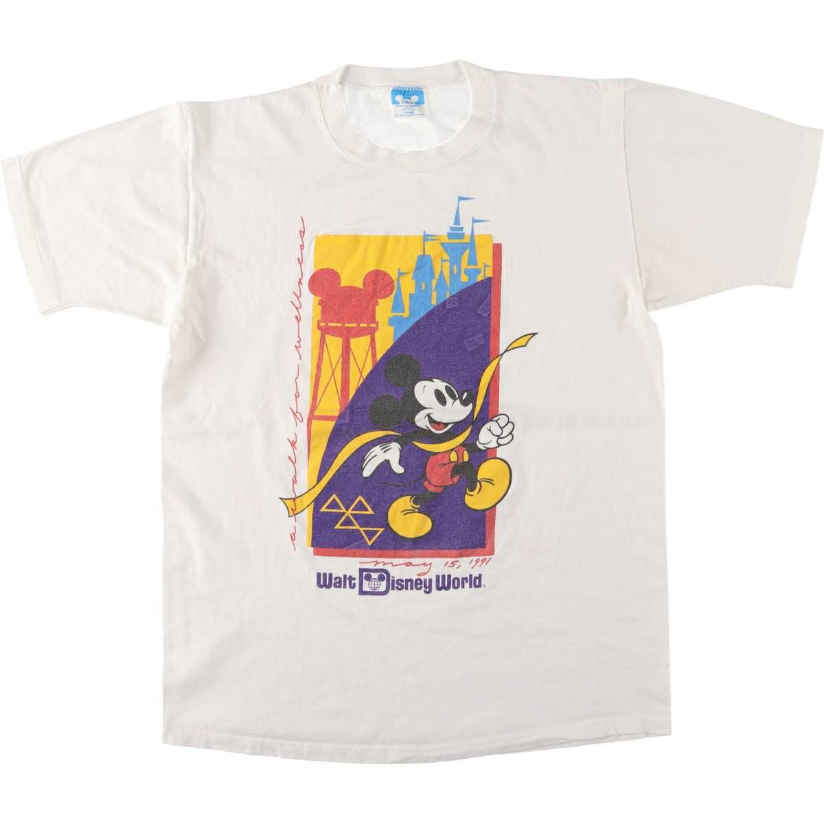 レア品】Disney＊Mickey＊UNLIMITED 古着 90年代 MICKEY UNLIMITED MICKEY MOUSE ミッキーマウス 大判