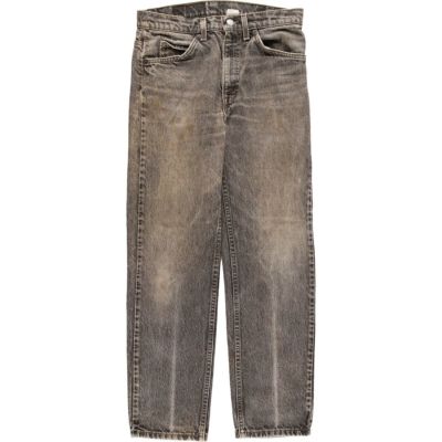 古着 濃紺 90年代 リーバイス Levi's 550 ケミカルウォッシュ