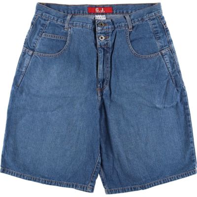 【新品未使用】SOUTHPOLE W32 ハーフパンツ 古着 サウスポール SOUTHPOLE ブラックデニムショーツ ハーフ