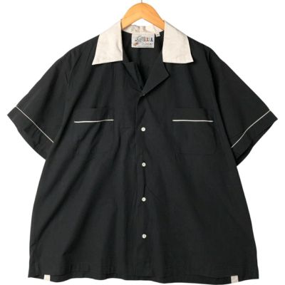 古着 Cruisin USA オープンカラー ボウリングシャツ ボックス