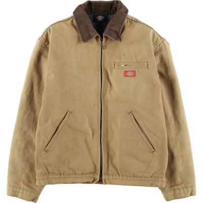 Dickies ビンテージ ダック デトロイトジャケット フェード ブラック M 古着 ディッキーズ Dickies デトロイトジャケットタイプ ダック
