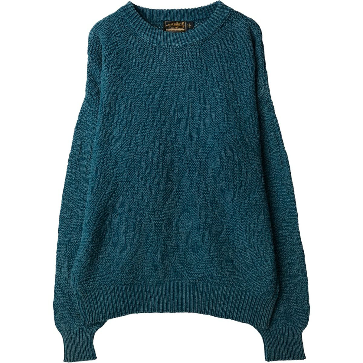 古着 エディーバウアー Eddie Bauer ヘンリーネック コットンニット