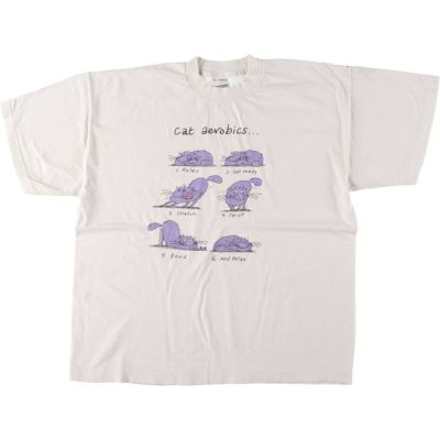 古着 90年代 スクリーンスターズ SCREEN STARS プリントTシャツ USA製 メンズXL相当 ヴィンテージ /eaa547779 【中古】 【250510】