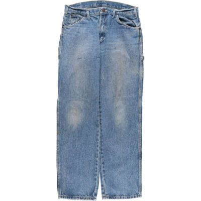 古着 ディッキーズ Dickies Relaxed Fit デニムペインターパンツ メンズw34相当 /eaa547630 【中古】 【250510】