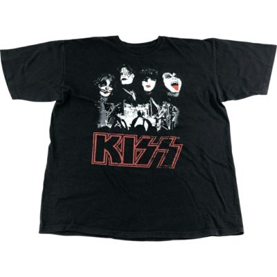 古着 KISS キッス バンドTシャツ バンT メンズXXL相当