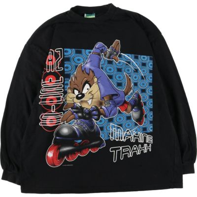 古着 80年代 TEE SWING LOONEY TUNES トゥイーティー 星条旗柄
