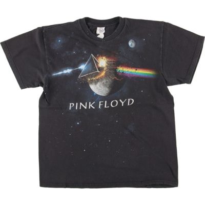 【 00s anvil 2X ピンクフロイド Tシャツ 】アンビル ビンテージ シャツ Pink Floyd 総柄  ウィメンズ メンズ