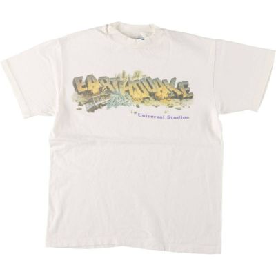 古着 80年代 ヘインズ Hanes BEEFY-T 青タグ UNIVERSAL STUDIOS ユニバーサルスタジオ アドバタイジングTシャツ USA製 メンズM相当 ヴィンテージ /eaa547464 【中古】 【250510】 【Elulu/エルル】