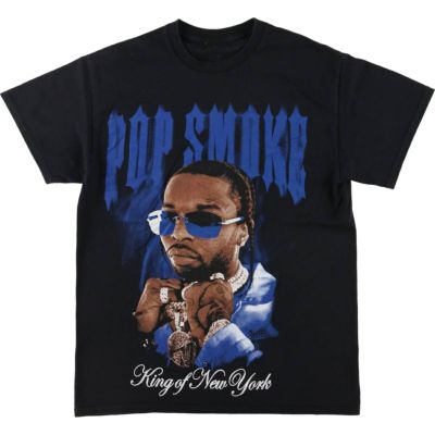 古着 POP SMOKE ポップスモーク ラップTシャツ ラップT メンズM
