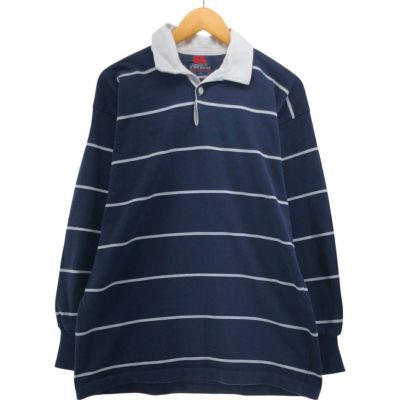 Amazon.co.jp: [カンタベリー] ラガーシャツ 4INCH STRIPE RUGBY