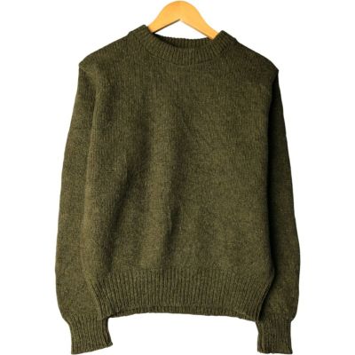 古着 90～00年代 エルエルビーン L.L.Bean 総柄 ウールニットセーター