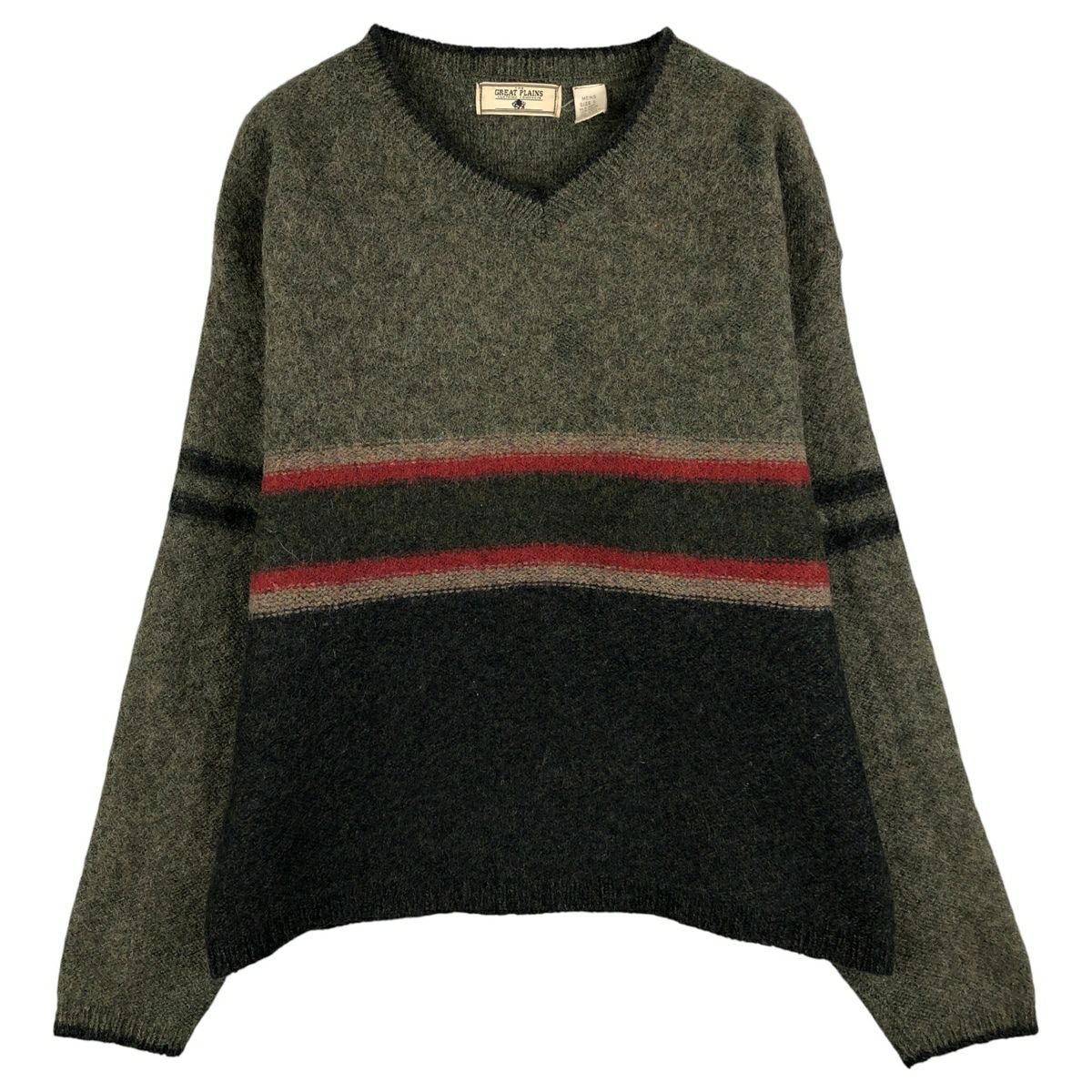 古着 ～80年代 J.Park ウールニットセーター スコットランド製 メンズL