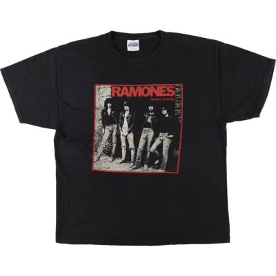 古着 00年代 ヘインズ Hanes RAMONES ラモーンズ バンドTシャツ バンT メンズXL相当 /eaa549122 【中古】 【250511】