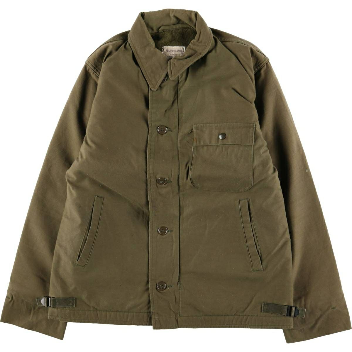 実物ビンテージ米軍80年代A2デッキジャケットUS NAVYアメリカ海軍