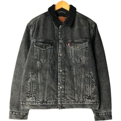 その他 Levia AP 古着 リーバイス Levis LEVIS PREMIUM ブラックデニムボアジャケット