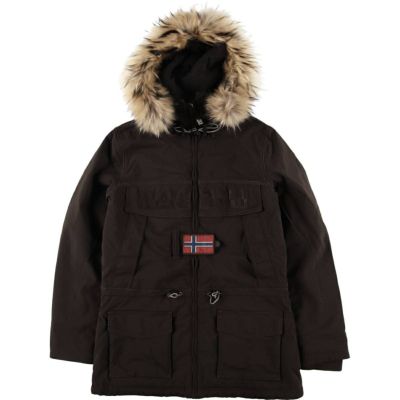 古着 ナパピリ NAPAPIJRI TAPED SEAMS 中綿アノラックパーカー