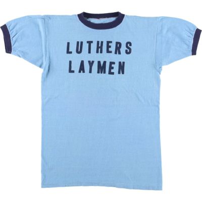 古着 リンガーTシャツ イタリア製 メンズS相当 /eaa549046