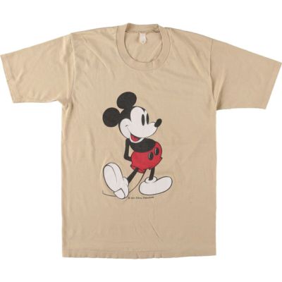 古着 MICKEY MOUSE ミッキーマウス キャラクタープリントTシャツ レディースS相当 ヴィンテージ /eaa549038 【中古】 【250511】 【ADEL/アデル】