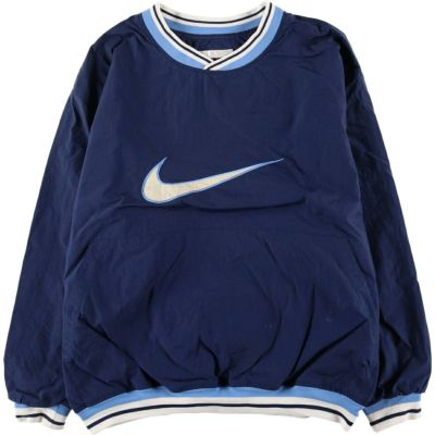 古着 90年代 ナイキ NIKE Vネック ナイロンプルオーバー メンズXL相当