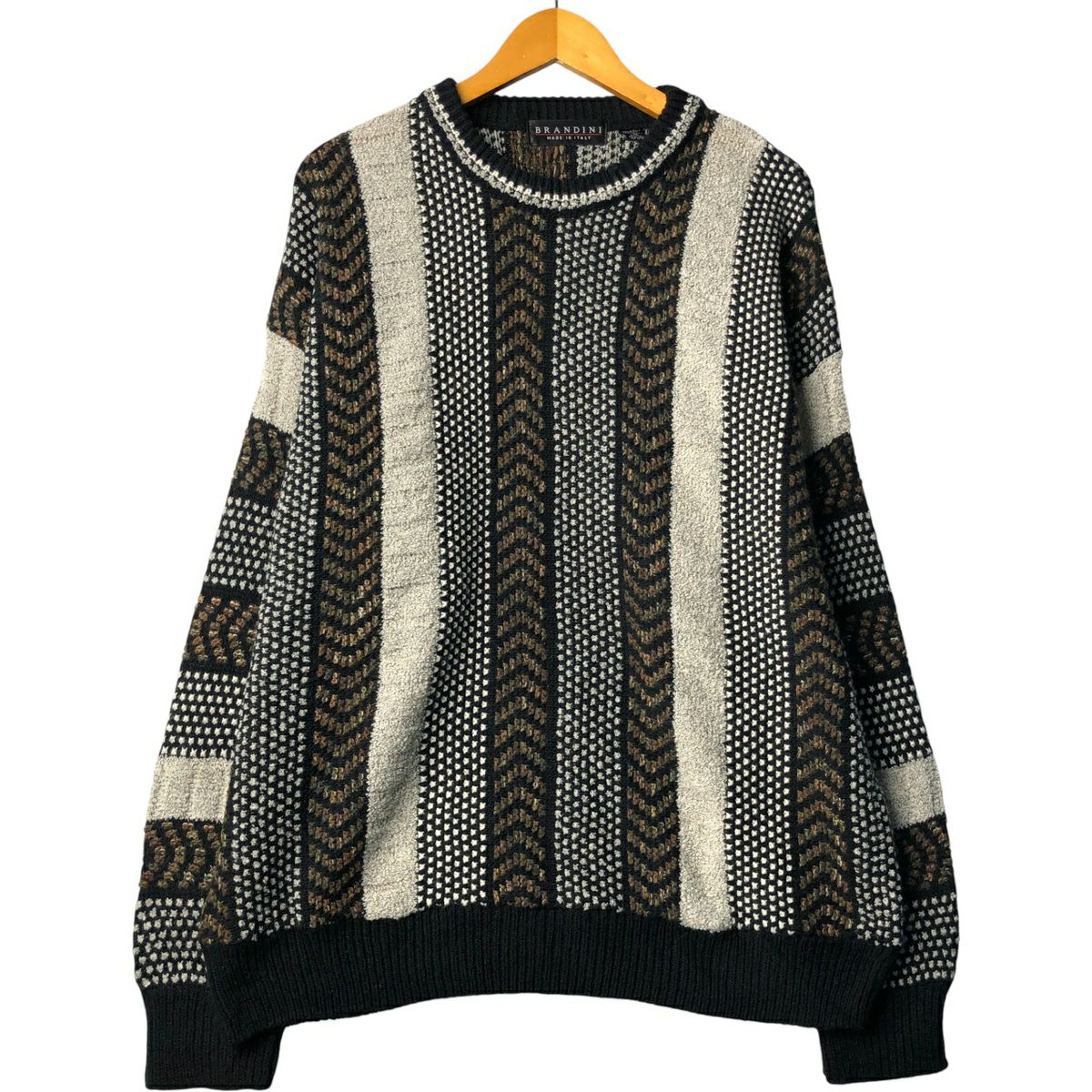 古着 ～90年代 ヴェルサーチ VERSACE 総柄 ウールテーラードジャケット  