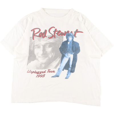 古着 90年代 UNKNOWN ROD STEWART ロッドスチュワート 両面