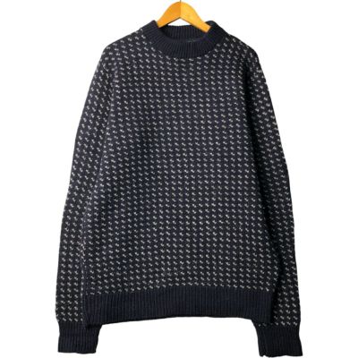 古着 80~90年代 エディーバウアー Eddie Bauer 黒タグ ボーダー柄