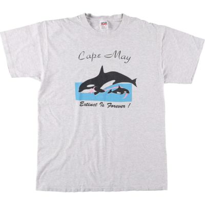 古着 90年代 アンビル Anvil シャチ柄 アニマルTシャツ メンズL相当 ヴィンテージ /eaa549201 【中古】 【250512】