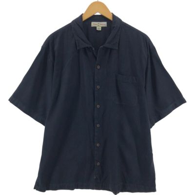 00s トミーバハマ ラベンダー オープンカラー 半袖シャツ シルクシャツ 古着 トミーバハマ Tommy Bahama 半袖 オープンカラー シルク