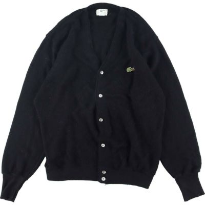 古着 ラコステ LACOSTE ウールニットカーディガン 5 メンズM 