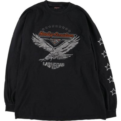 古着 ハーレーダビッドソン Harley-Davidson 鷲柄 イーグル柄