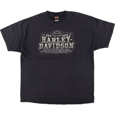 古着 ハーレーダビッドソン Harley-Davidson Hanes ヘインズ モーターサイクル バイクTシャツ メンズXL相当 /eaa536358 【中古】 【250512】