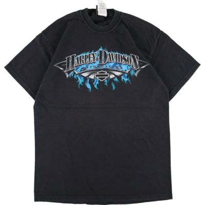 古着 80~90年代 ヘインズ Hanes Harley-Davidson ハーレーダビッドソン 両面プリント モーターサイクル バイクTシャツ  USA製 メンズM ヴィンテージ /eaa341924 【中古】 【230610】 | 古着屋JAM（ジャム）