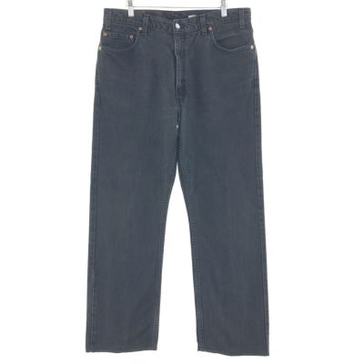 古着 90年代 リーバイス Levi's 505 ブラックデニム テーパードデニム