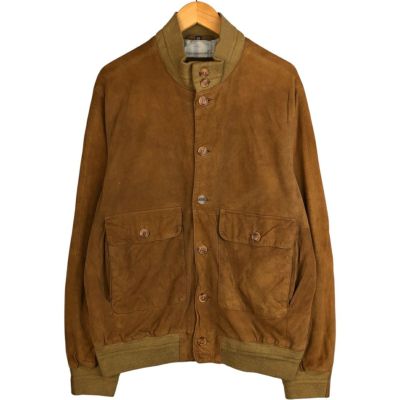 古着 スエードレザーブルゾン メンズL相当 /eaa605383 【中古