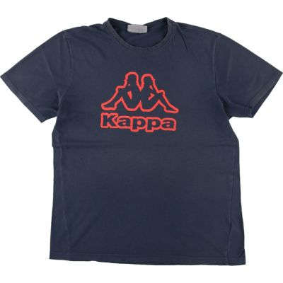 古着 カッパ Kappa ロゴプリントTシャツ メンズL /eaa450778