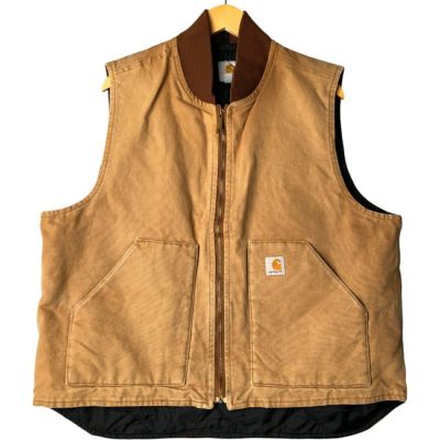 古着 カーハート Carhartt PEPSI ペプシ 中綿入り クラシックベスト