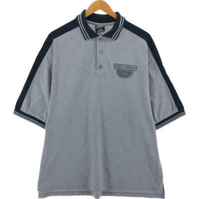 古着 00年代 ハーレーダビッドソン Harley-Davidson 半袖 ポロシャツ USA製 メンズXL相当 /eaa543017 【中古】 【250513】