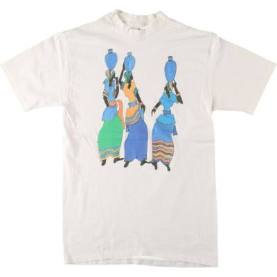 古着 90年代 アンビル Anvil SUZY BECKER スージーベッカー アートTシャツ USA製 メンズL相当 ヴィンテージ /eaa549637 【中古】 【250513】