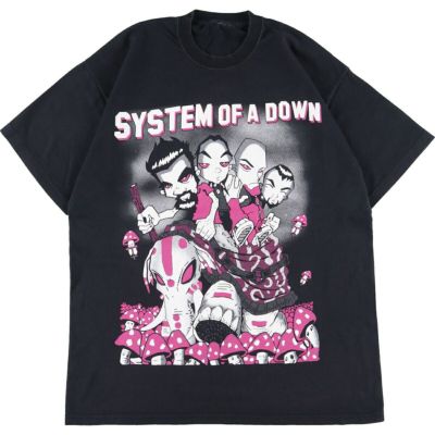 古着 SYSTEM OF A DOWN システムオブアダウン バンドTシャツ ...