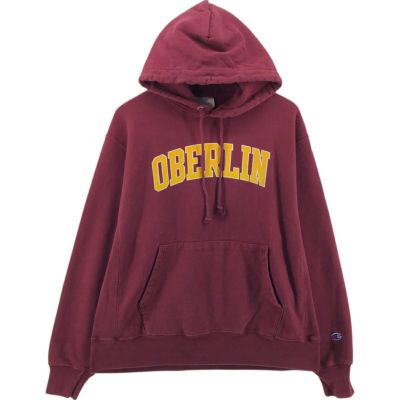古着 チャンピオン Champion REVERSE WEAVE リバースウィーブ カレッジ スウェットプルオーバーパーカー メンズL相当 /eaa548700 【中古】 【250514】