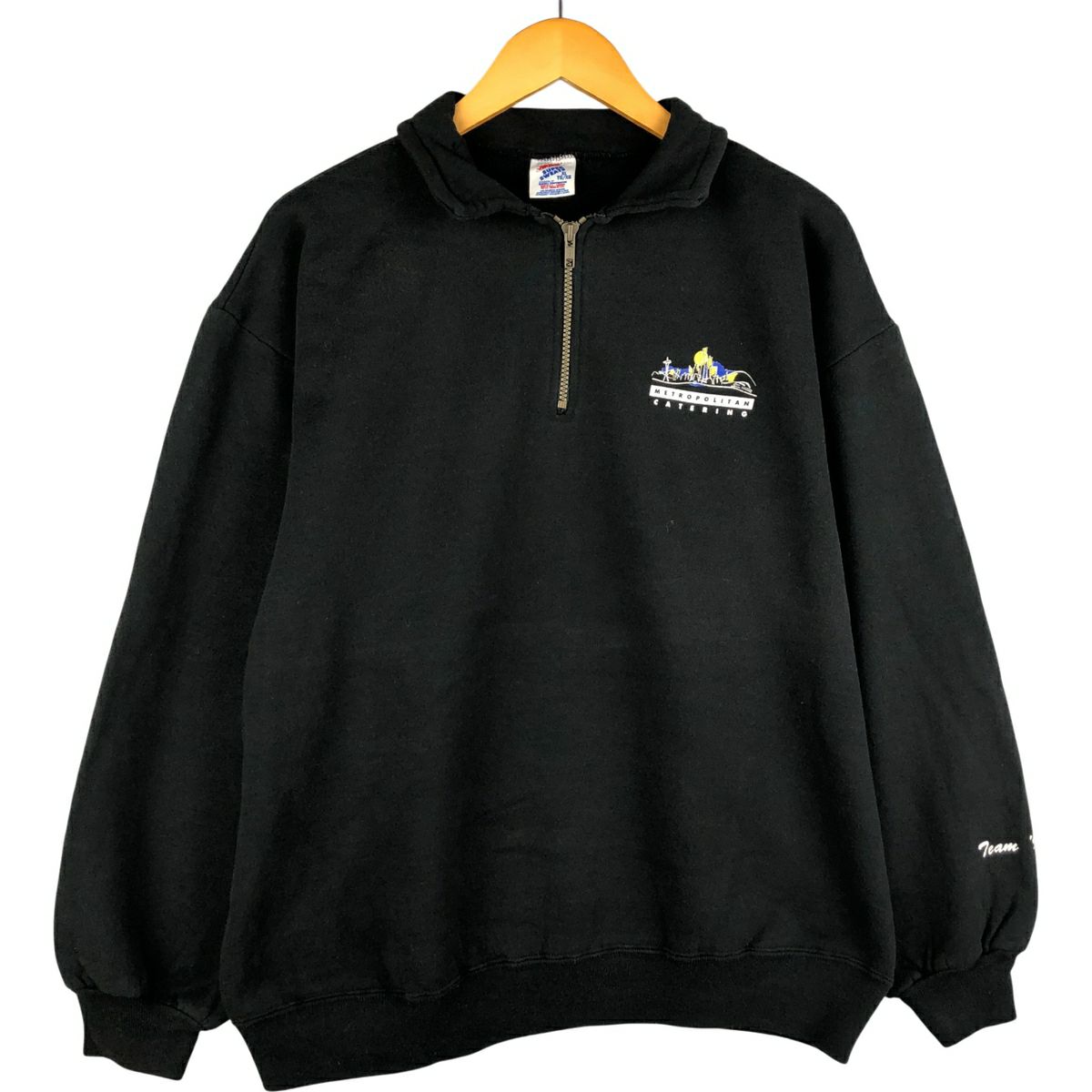 古着 80～90年代 ジャージーズ Jerzees SUPER SWEATS ハーフジップ