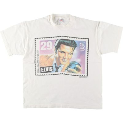 古着 90年代 アンビル Anvil ELVIS PRESLEY エルヴィスプレスリー バンドTシャツ バンT USA製 メンズXL相当 ヴィンテージ /eaa501831 【中古】 【250514】