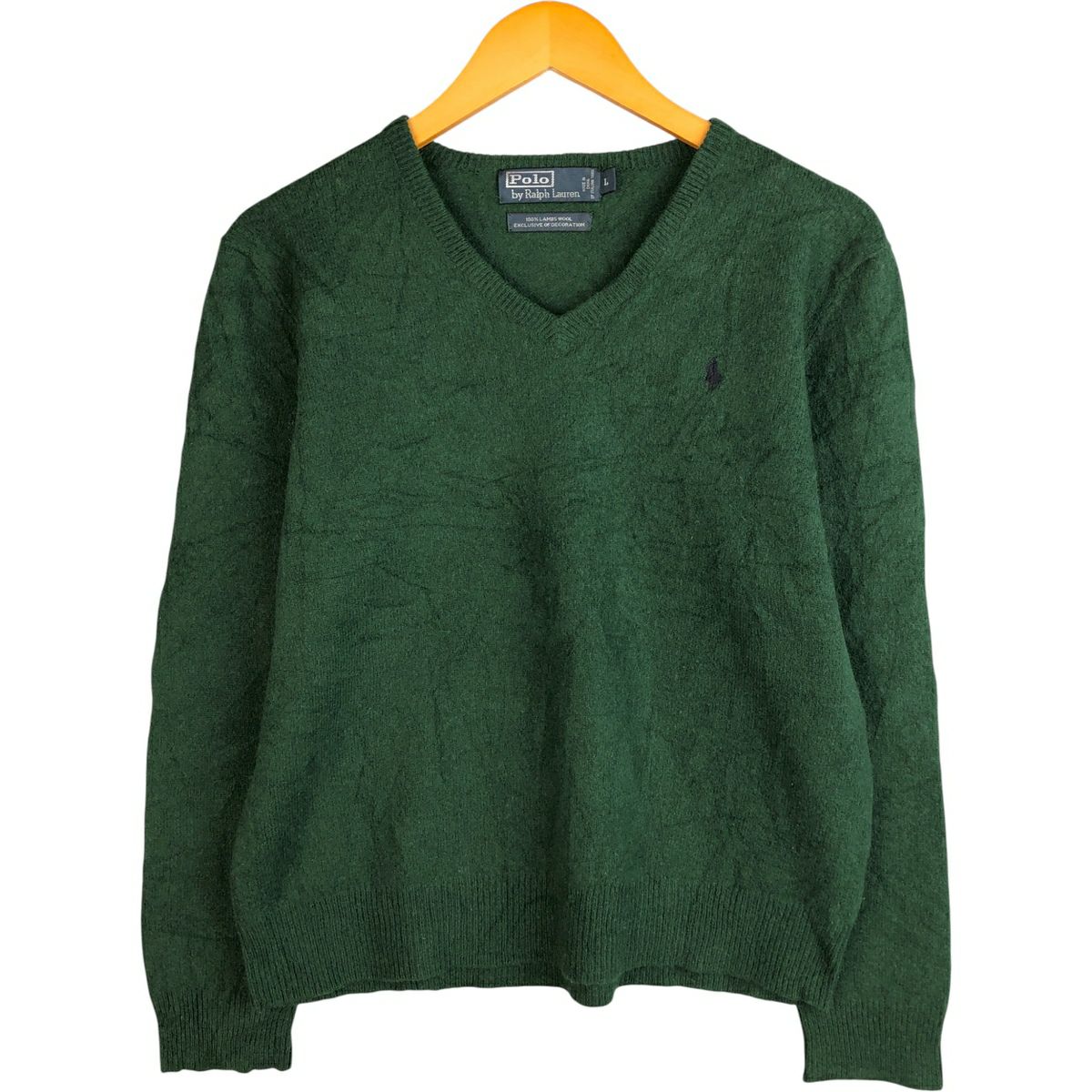 古着 ラルフローレン Ralph Lauren POLO by Ralph Lauren Vネック