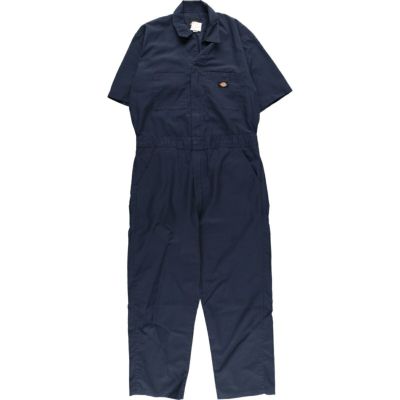 古着 ディッキーズ Dickies 半袖 オールインワン つなぎ メンズw33 